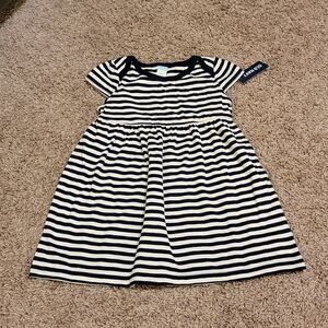 NWT Old Navy Blue/White Striped Dress